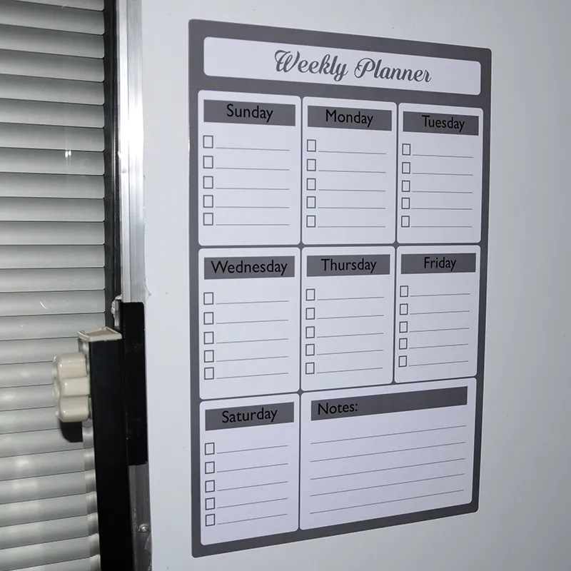Magnetic Weekly Planner