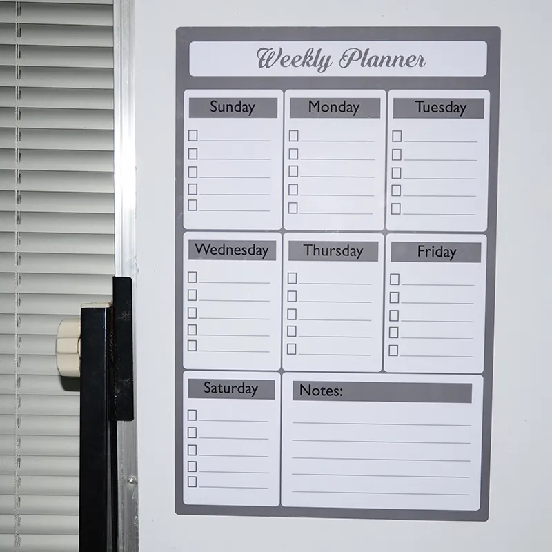 Magnetic Weekly Planner