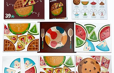 Magnetic Fraction Tiles